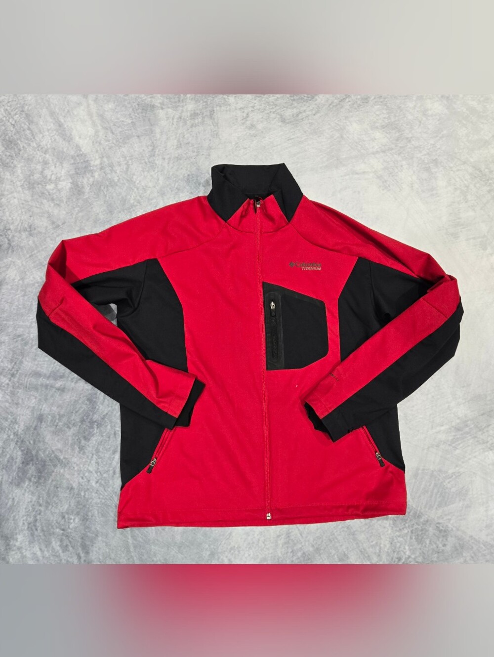 Columbia Titanium Interchange Omni-shield Jacket Red/Black Men's XL